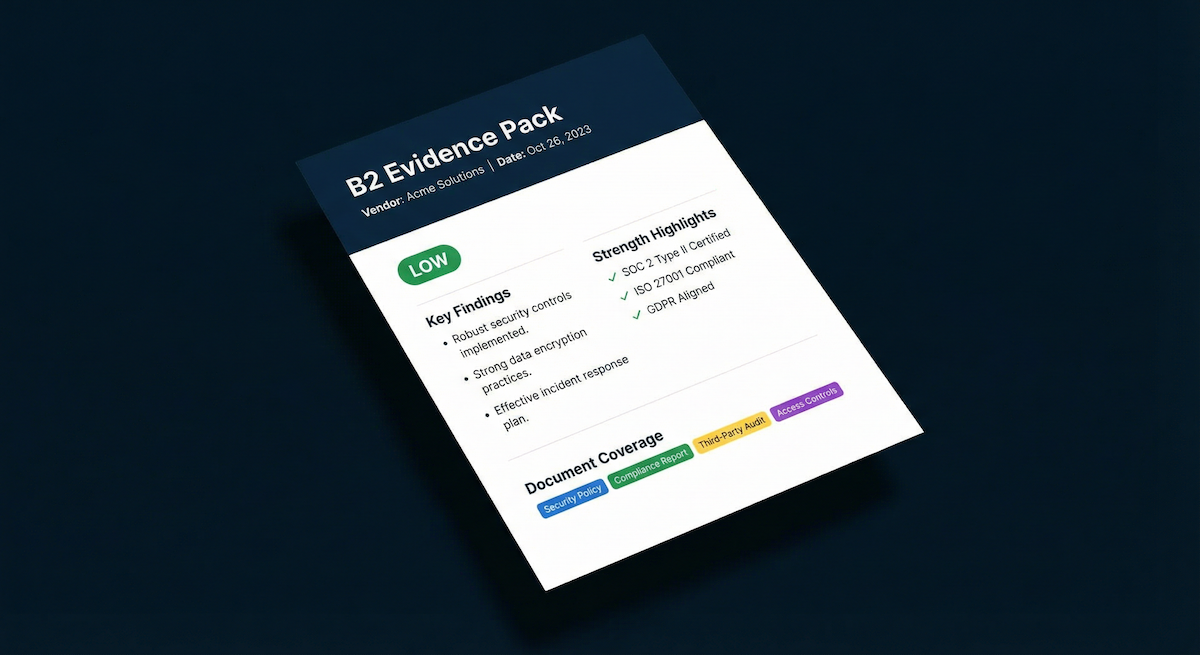 Evidence Pack